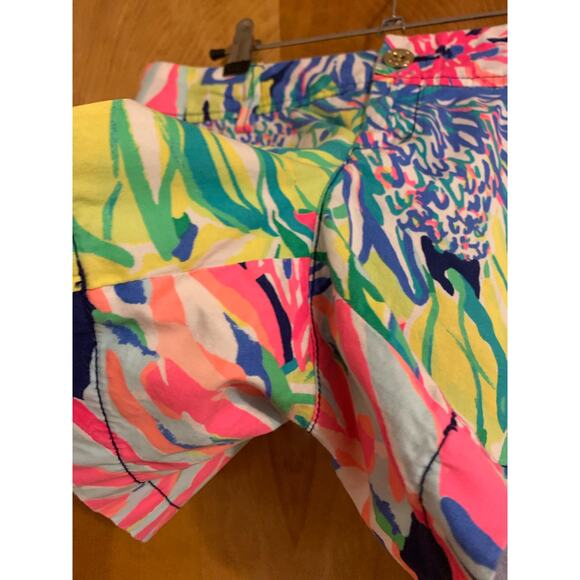 Lilly Pulitzer The Callahan Floral Size 4 Summer Shorts Women's - Picture 5 of 6